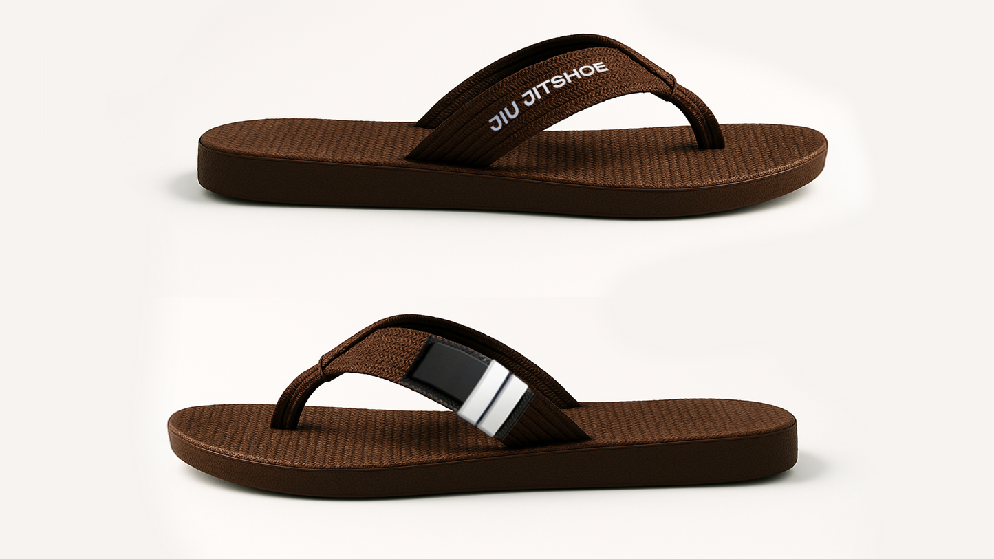 Brown Belt Ranked Jiu-Jitshoe Flip Flop (Preorder – Ships Winter 2025)