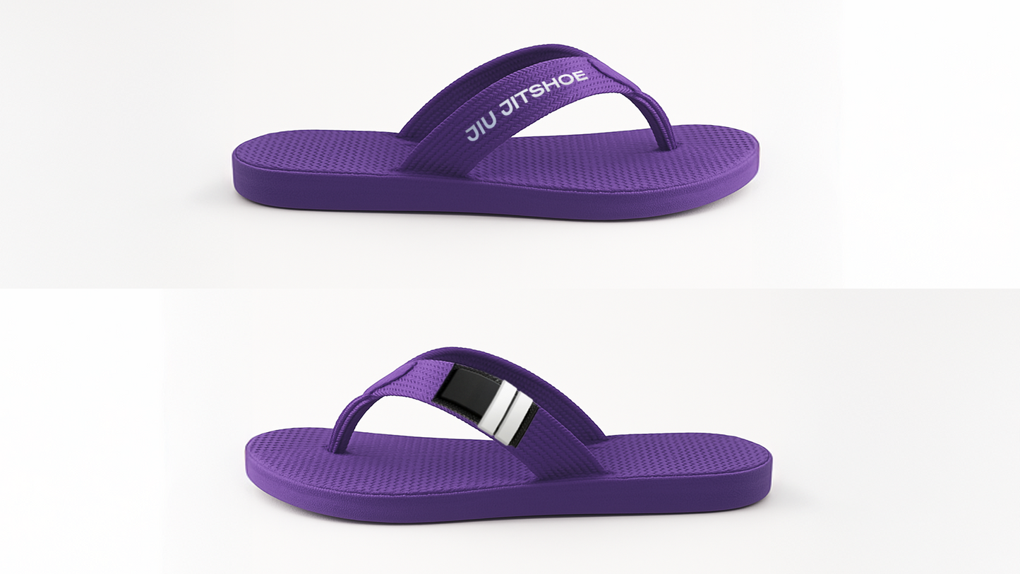 Purple Belt Ranked Jiu-Jitshoe Flip Flop (Preorder – Ships Winter 2025)