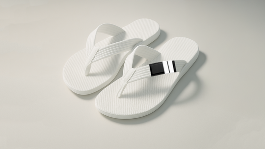 White Belt Ranked Jiu-Jitshoe Flip Flop (Preorder – Ships Winter 2025)